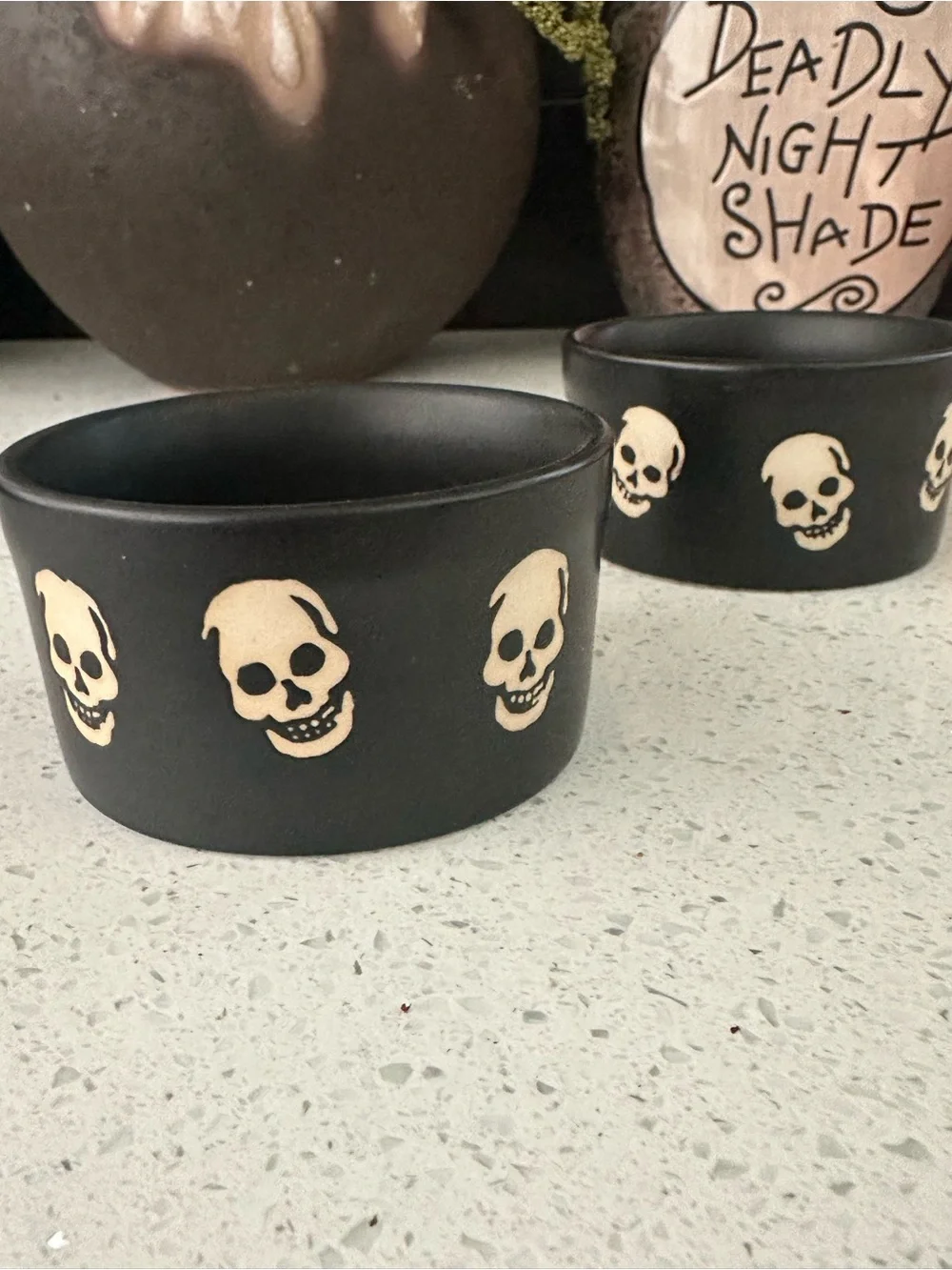 Skull Ramekins (set of 2) NWOT